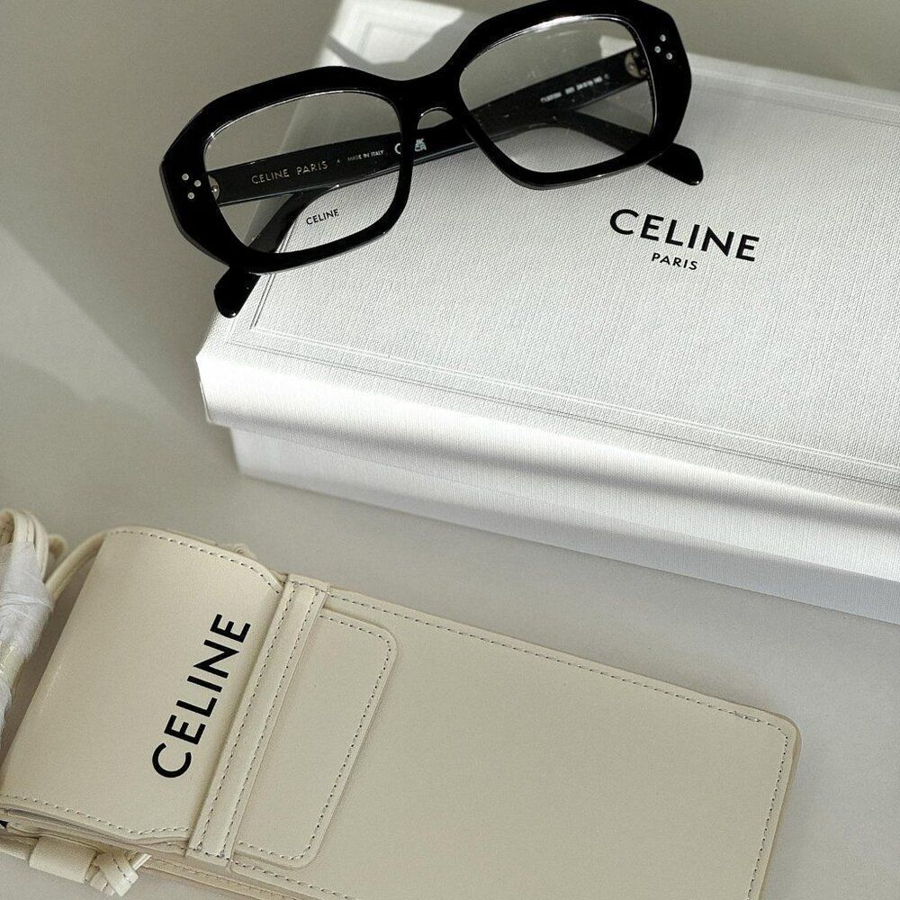 Celine 3 DOTS Women Eyeglasses Black Rectangle CL50156I 001 NEW AUTHENTIC - Picture 12 of 14